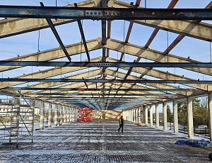 Rekonstrukce haly na farmě chovu prasat